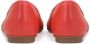 Kazar Rode leren ballerina's met metalen accenten Red Dames - Thumbnail 3