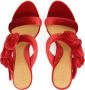 Kazar Rode teenslippers met driedimensionale decoratie Red Dames - Thumbnail 5