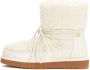 Kazar Roomwitte sneeuwlaarzen op een bruine zool Beige Dames - Thumbnail 5