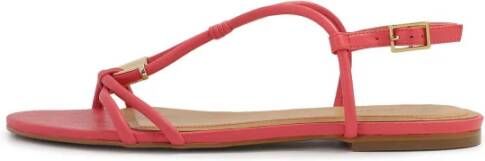 Kazar Platte sandalen met metalen versiering