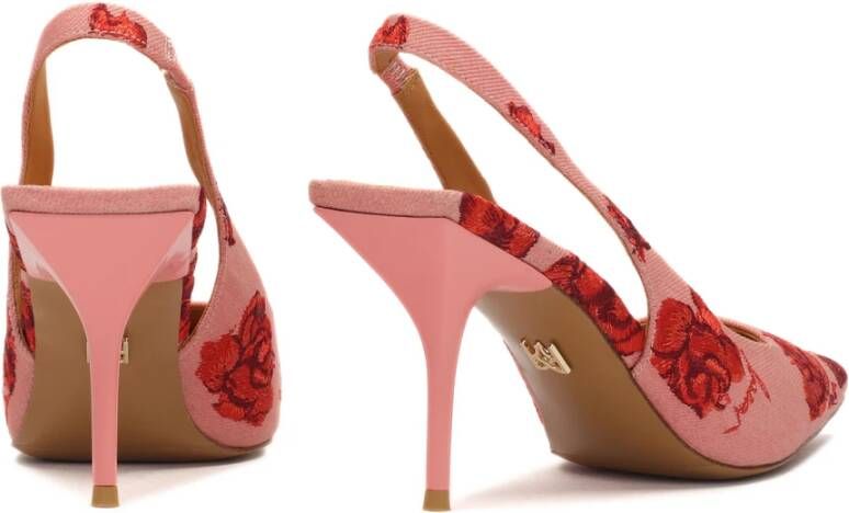Kazar Roze pumps versierd met geborduurde bloemen Multicolor Dames