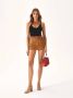 Kazar Sandalen met een brede hak en originele sluiting Brown Dames - Thumbnail 6