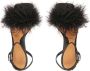 Kazar Sandalen met enkelband en veren Black Dames - Thumbnail 4