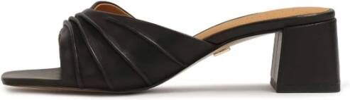 Kazar Sandalen met hak en gerimpelde band