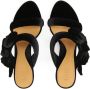 Kazar Sandalettes met hak versierd met 3D-rozen Black Dames - Thumbnail 5