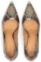 Kazar Serpentine leren hoge stilettohakken Multicolor Dames - Thumbnail 6
