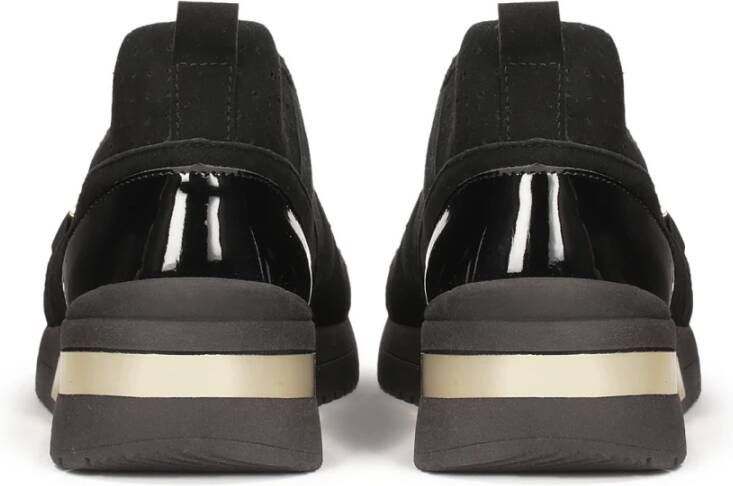 Kazar Sneakers gemaakt van gecombineerde materialen op een verhoogde zool Black Dames