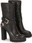 Kazar Stiletto booties met een logo band rond de bovenkant Black Dames - Thumbnail 3