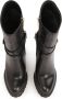 Kazar Stiletto booties met een logo band rond de bovenkant Black Dames - Thumbnail 5