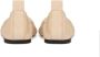 Kazar Studio Beige leren ballerina's met elastiek op de bovenkant Beige Dames - Thumbnail 8