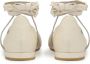 Kazar Studio Beige pumps met binding rond de enkel Beige Dames - Thumbnail 3