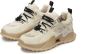 Kazar Studio Beige sneakers van gecombineerde materialen Beige Dames - Thumbnail 7