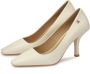 Kazar Studio Klassieke stiletto's gemaakt van volnerf leer in roomkleur Beige Dames - Thumbnail 2