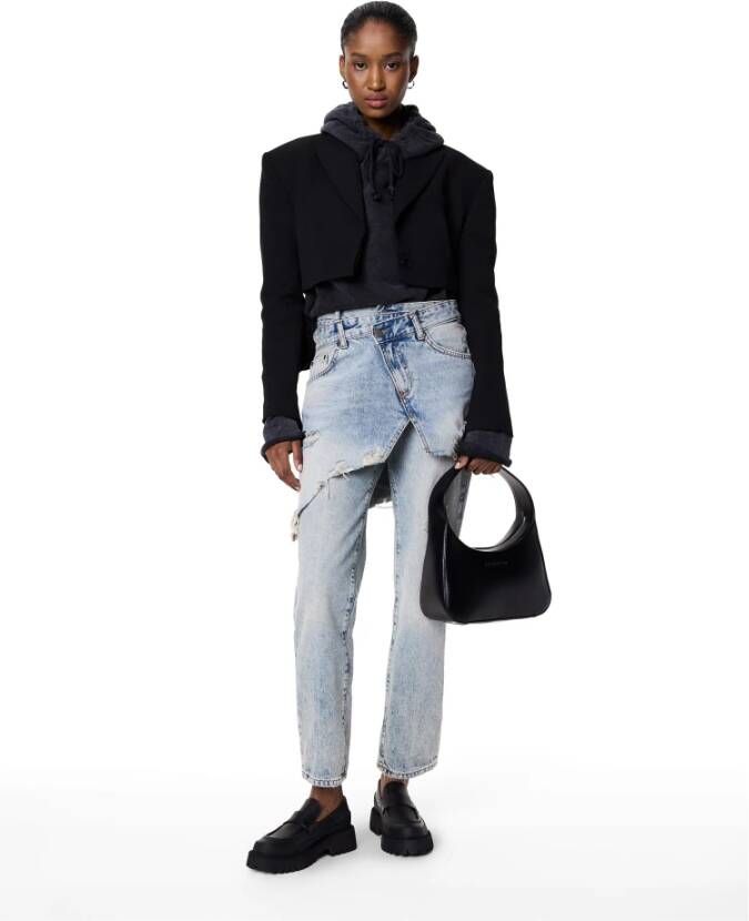 Kazar Studio Leren schoenen op een tractierzool Black Dames