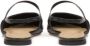 Kazar Platte zool open hiel leren pumps Black Dames - Thumbnail 2