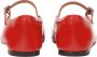 Kazar Studio Rode ballerina's met Mary Jane-stijl bandje Red Dames - Thumbnail 4