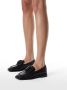 Kazar Studio Zwarte instap platte schoenen op een platte zool Black Dames - Thumbnail 5