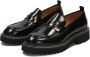 Kazar Studio Zwarte loafers gestikt met witte draad Black Heren - Thumbnail 3