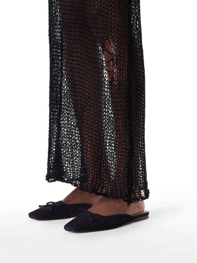 Kazar Studio Zwarte muiltjes voor dames met bedekte tenen Black Dames