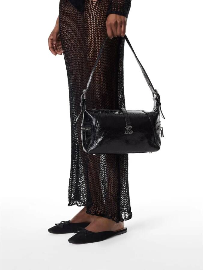Kazar Studio Zwarte muiltjes voor dames met bedekte tenen Black Dames