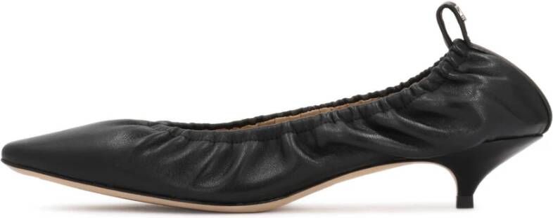 Kazar Studio Zwarte pumps met gekreukeld bovenwerk