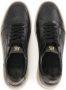 Kazar Studio Zwarte sneakers met reliëf logo en perforaties Black Heren - Thumbnail 4