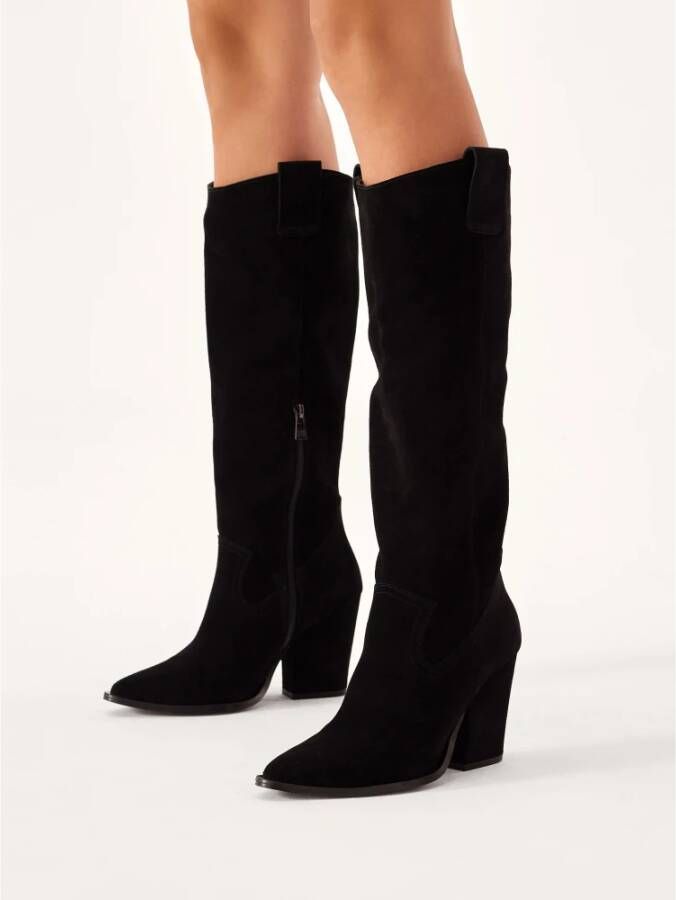 Kazar Suede cowboy laarzen Black Dames