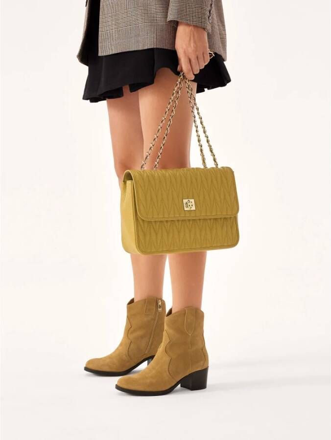 Kazar Suede cowboy laarzen in bruine kleur Brown Dames
