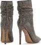 Kazar Suede enkellaarsjes bedekt met kristallen Gray Dames - Thumbnail 3