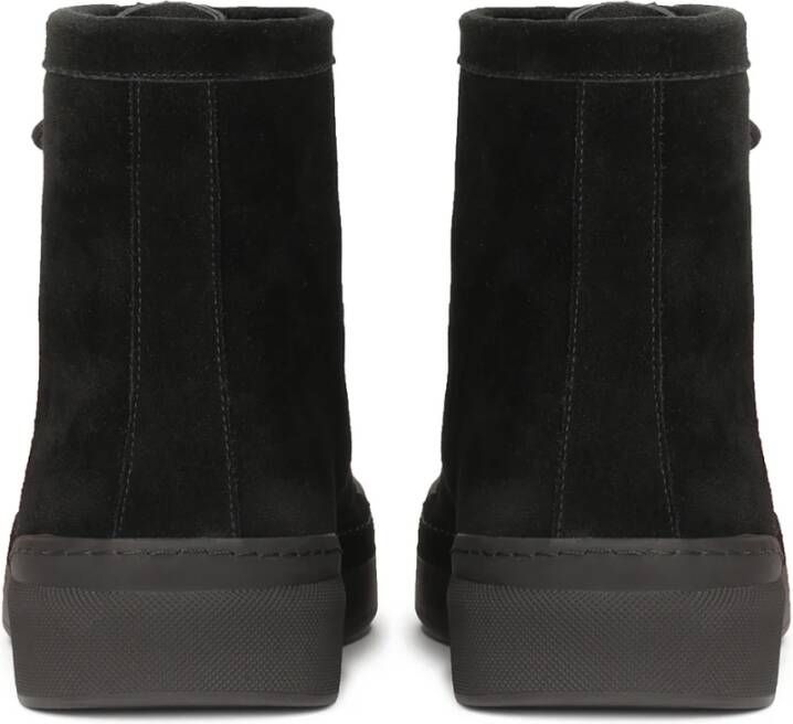 Kazar Suède enkellaarzen met veters Black Heren