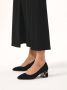 Kazar Suede low pumps with embellished heel - Thumbnail 2