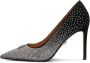 Kazar Suède pumps bedekt met zilveren kristallen Black Dames - Thumbnail 6