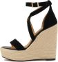 Kazar Suède sandalen op anker met jute koord - Thumbnail 2