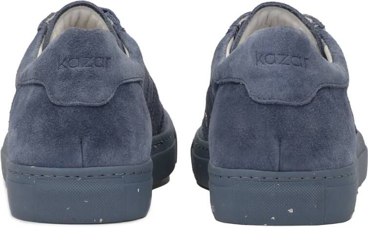 Kazar Suede sneakers in blauwe kleur Blue Heren