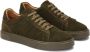 Kazar Suede sneakers in khaki kleur Green Heren - Thumbnail 3