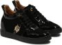 Kazar Suède sneakers met gelakte elementen Black Dames - Thumbnail 3