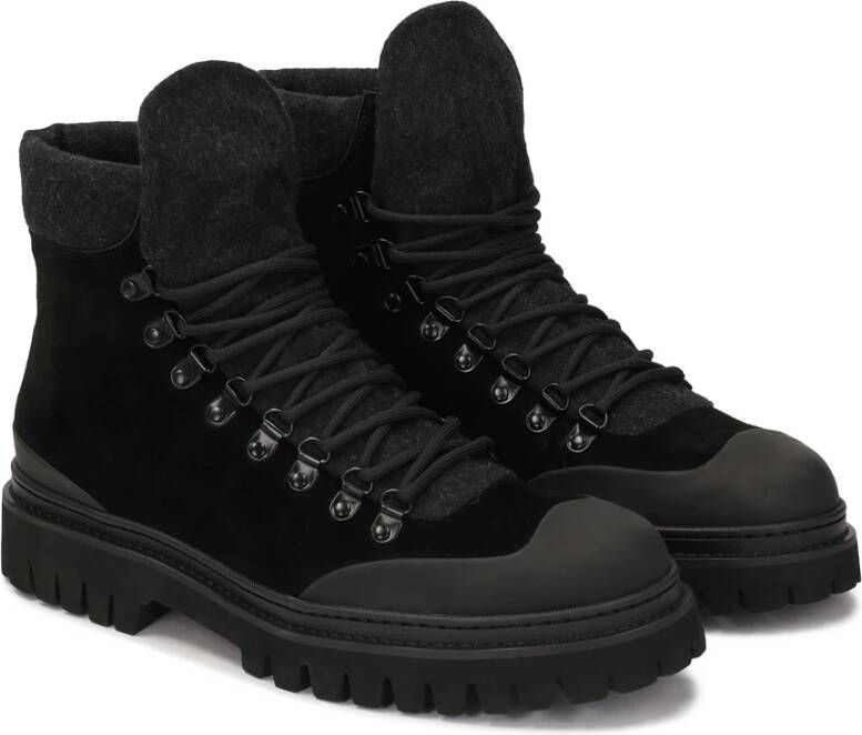 Kazar Suède veterschoenen Black Heren
