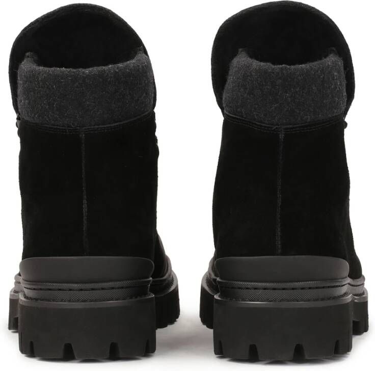 Kazar Suède veterschoenen Black Heren