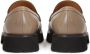 Kazar Taupe leren halfschoenen met contrasterende zool Beige Dames - Thumbnail 4