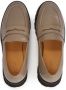 Kazar Taupe leren halfschoenen met contrasterende zool Beige Dames - Thumbnail 5