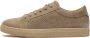 Kazar Taupe sneakers met perforaties op het bovenwerk Beige Heren - Thumbnail 6