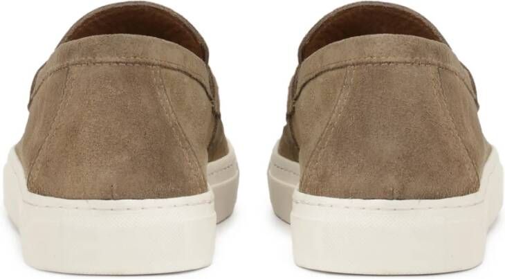 Kazar Taupe sneakers met slip-on bovenwerk Beige Heren