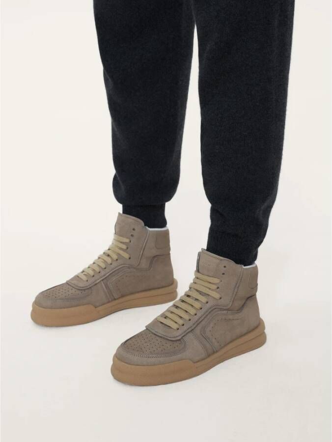 Kazar Taupe sneakers voor heren gemaakt van nubuck leer Beige Heren