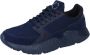 Kazar Studio Heren Textiel Sneakers Blue Heren - Thumbnail 5
