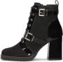 Kazar Tijdloze laarzen gemaakt van gecombineerde materialen Black Dames - Thumbnail 5