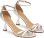 Kazar Tijdloze zilveren sandalen met eendenhak Gray Dames - Thumbnail 3