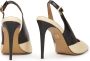 Kazar Tweekleurige stiletto pumps met open hiel Multicolor Dames - Thumbnail 3