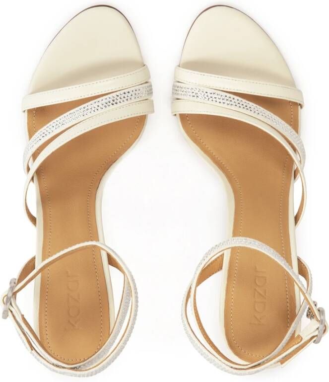Kazar Versierde sandalen uit de trouwcollectie Beige Dames