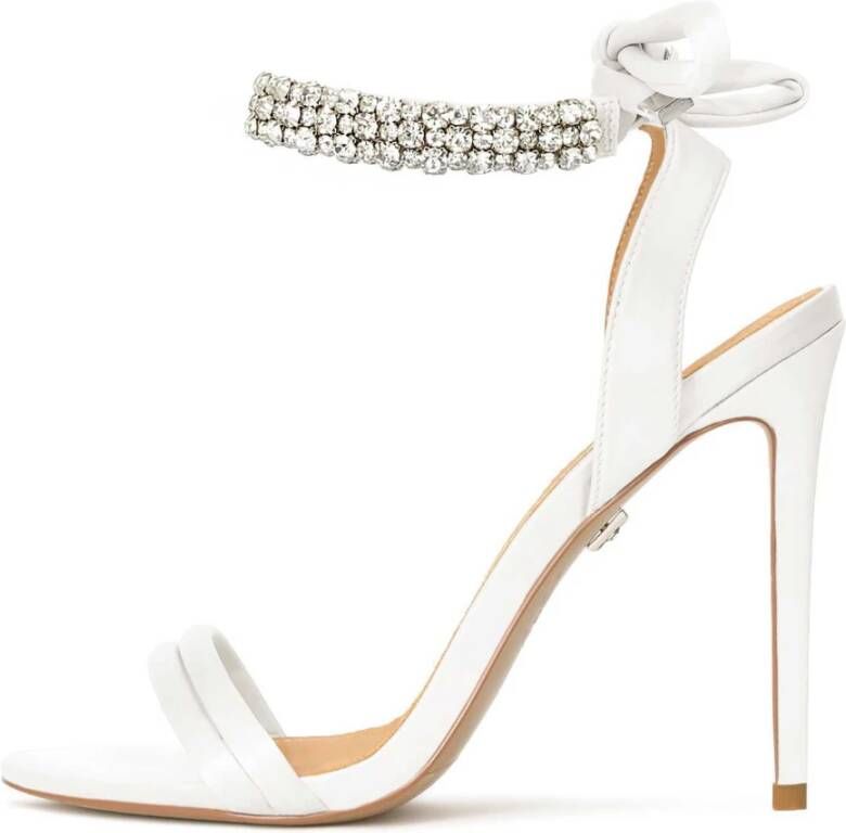 Kazar Versierde trouwsandalen met strikjes White Dames