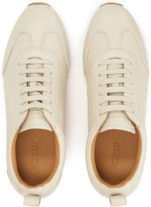 Kazar Veterschoenen in off white kleur